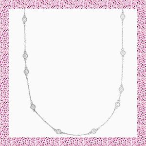 Take 40% Off Kate Spade ♠️ Silver “Gatsby Dot Mini Scatter” Necklace NWTs